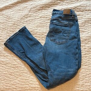 American Eagle Outfitters Bootcut Jeans in Blue